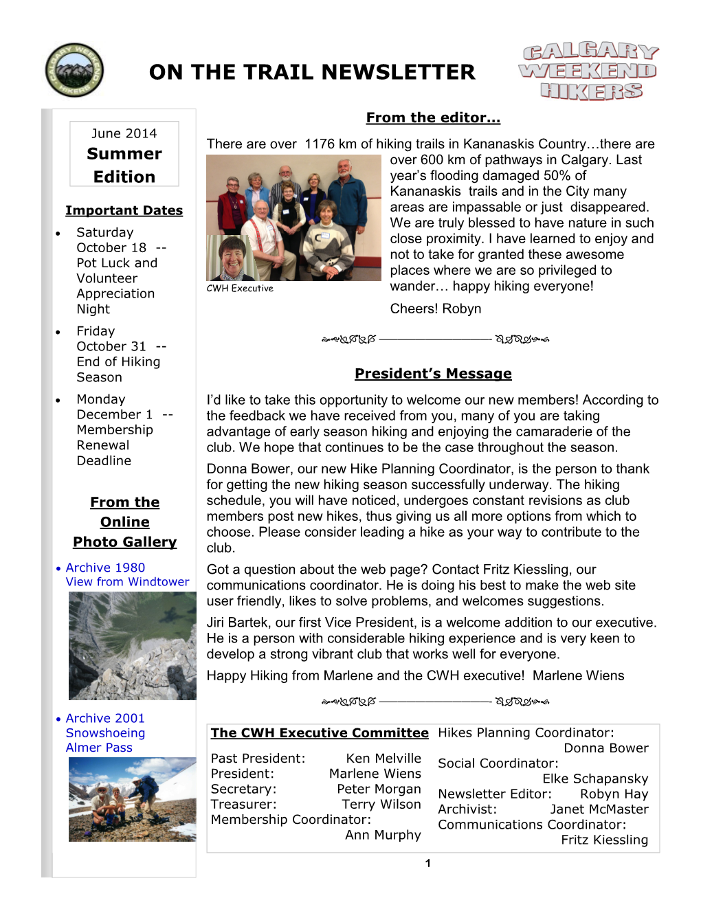 Cwh Newsletter 2014 06(Jun)