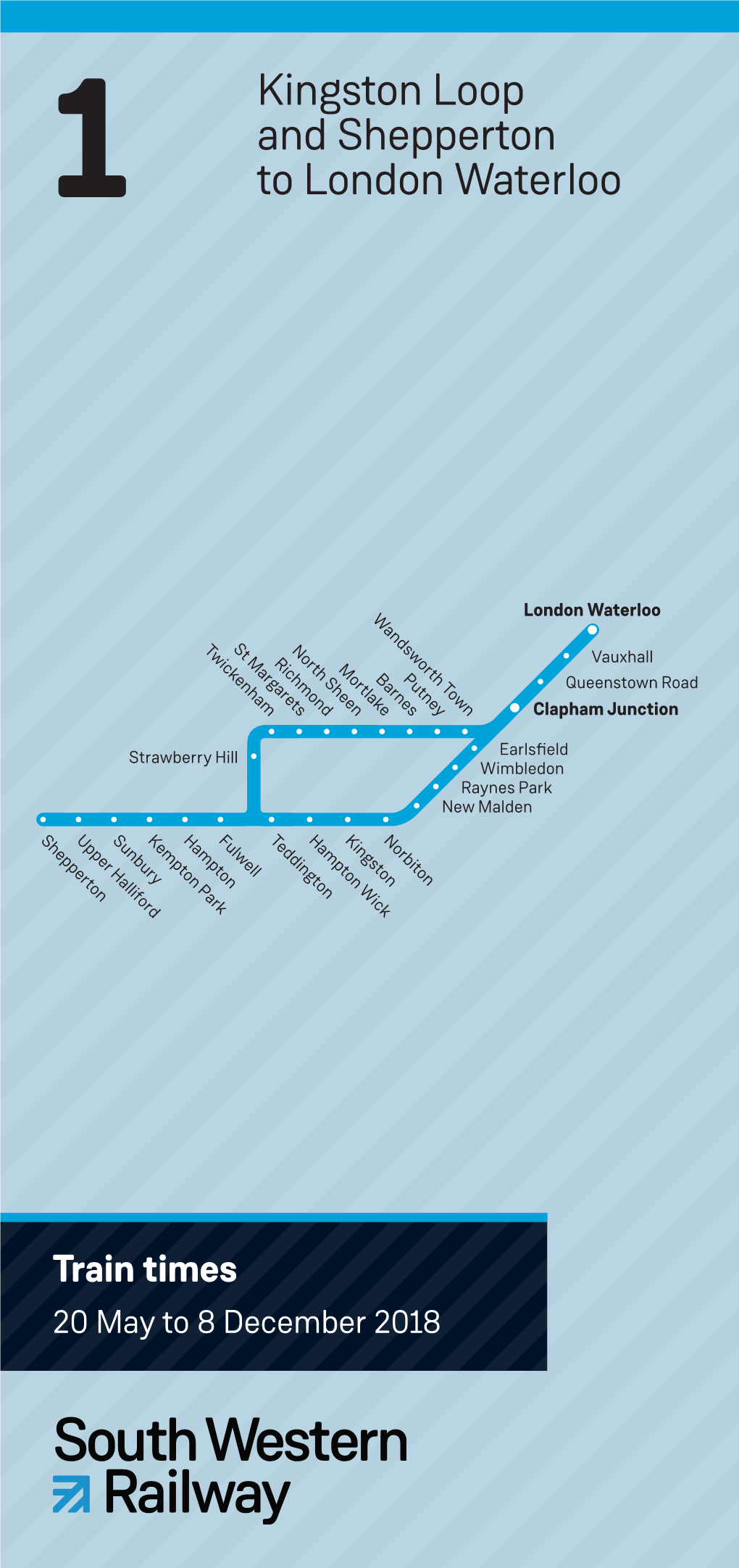 1 Kingston Loop and Shepperton to London Waterloo