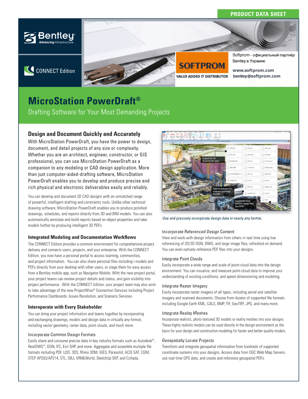 Microstation Powerdraft® Drafting Software for Your Most Demanding Projects