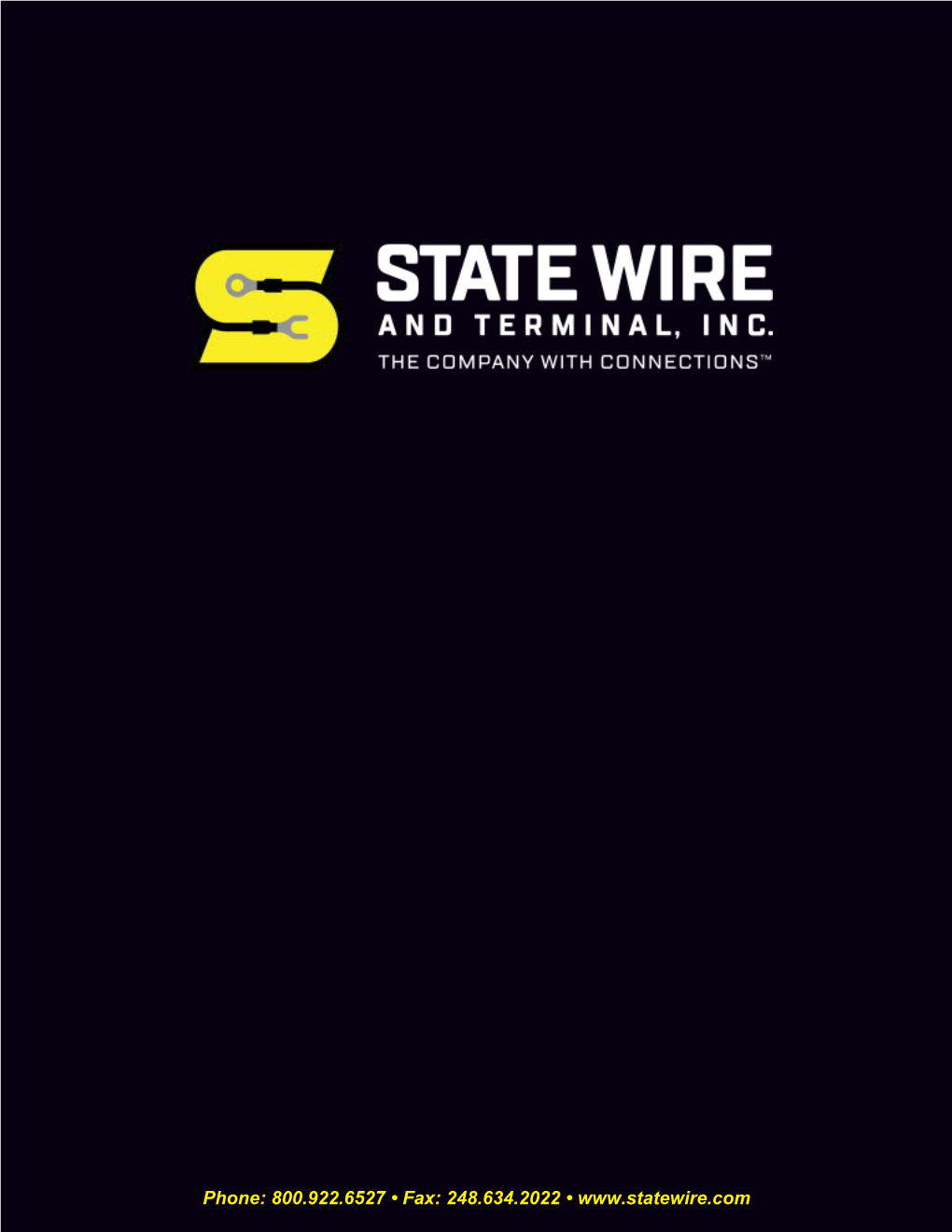 State Wire and Terminal, Inc Catalog