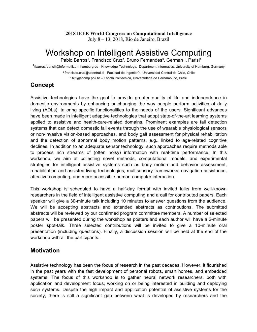 2018 IEEE World Congress on Computational Intelligence