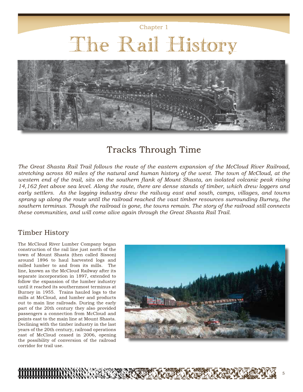 Chapter 1 the Rail History