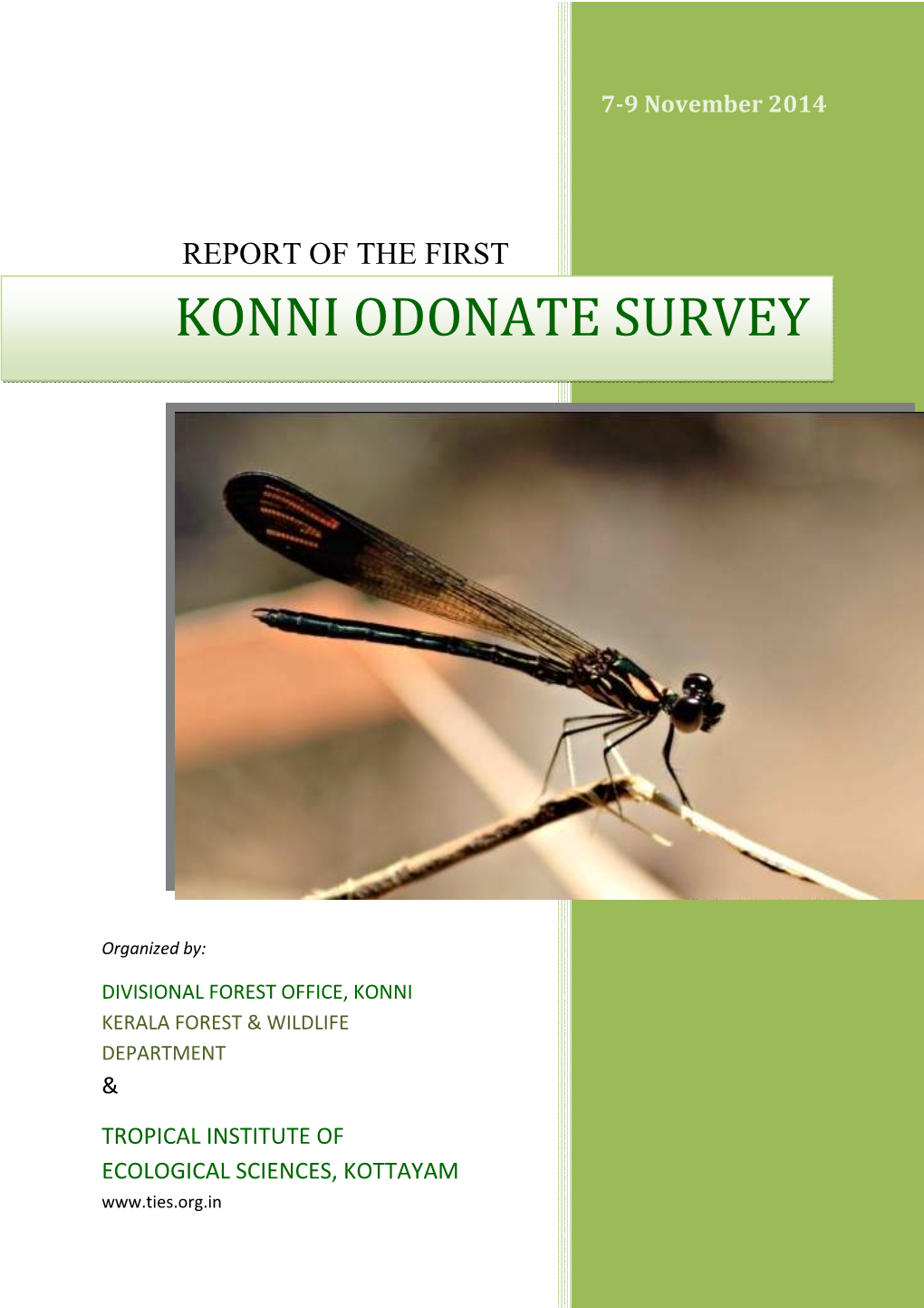 Konni Odonate Survey