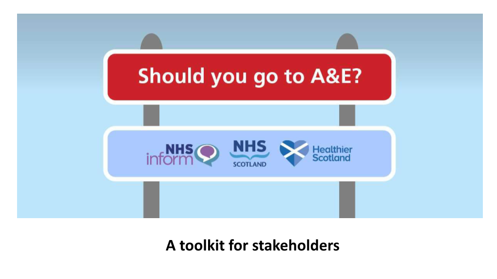 A Toolkit for Stakeholders Background
