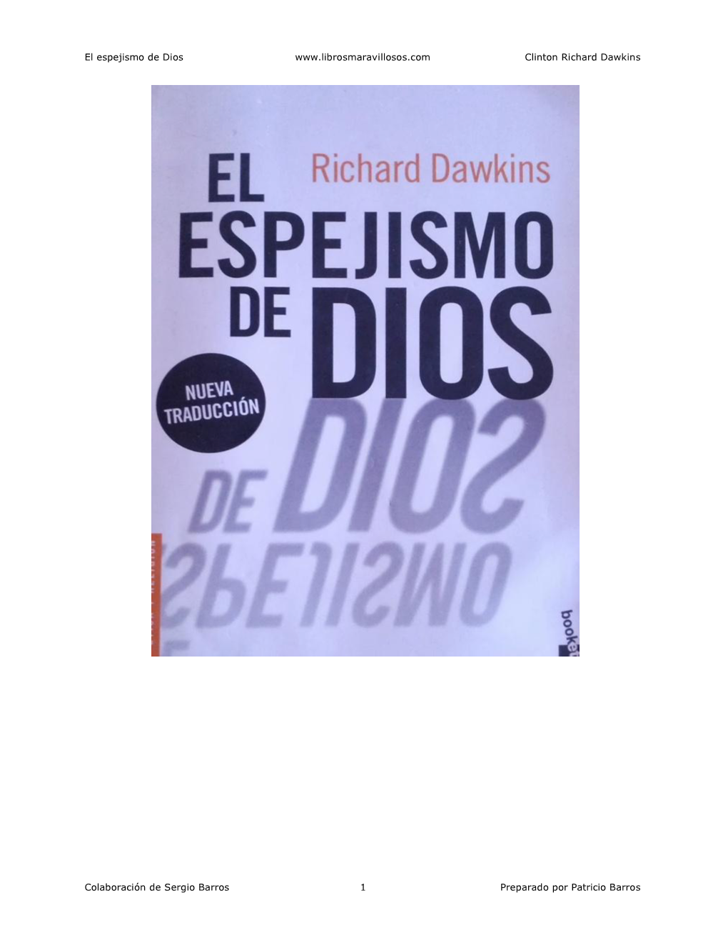 El Espejismo De Dios Clinton Richard Dawkins