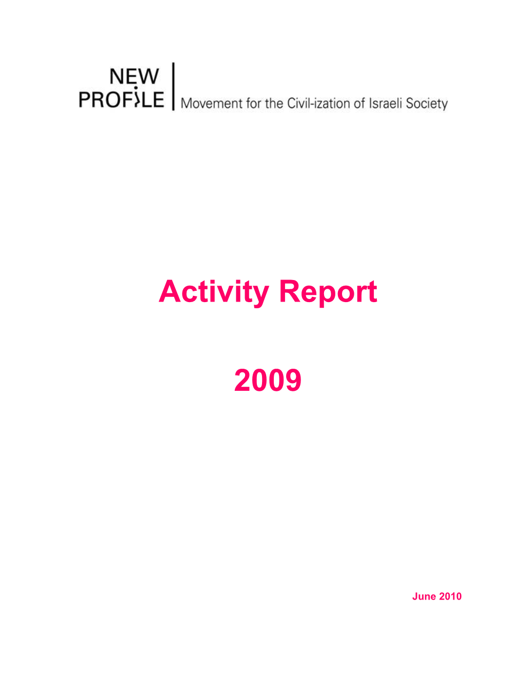 Activity Report 2009