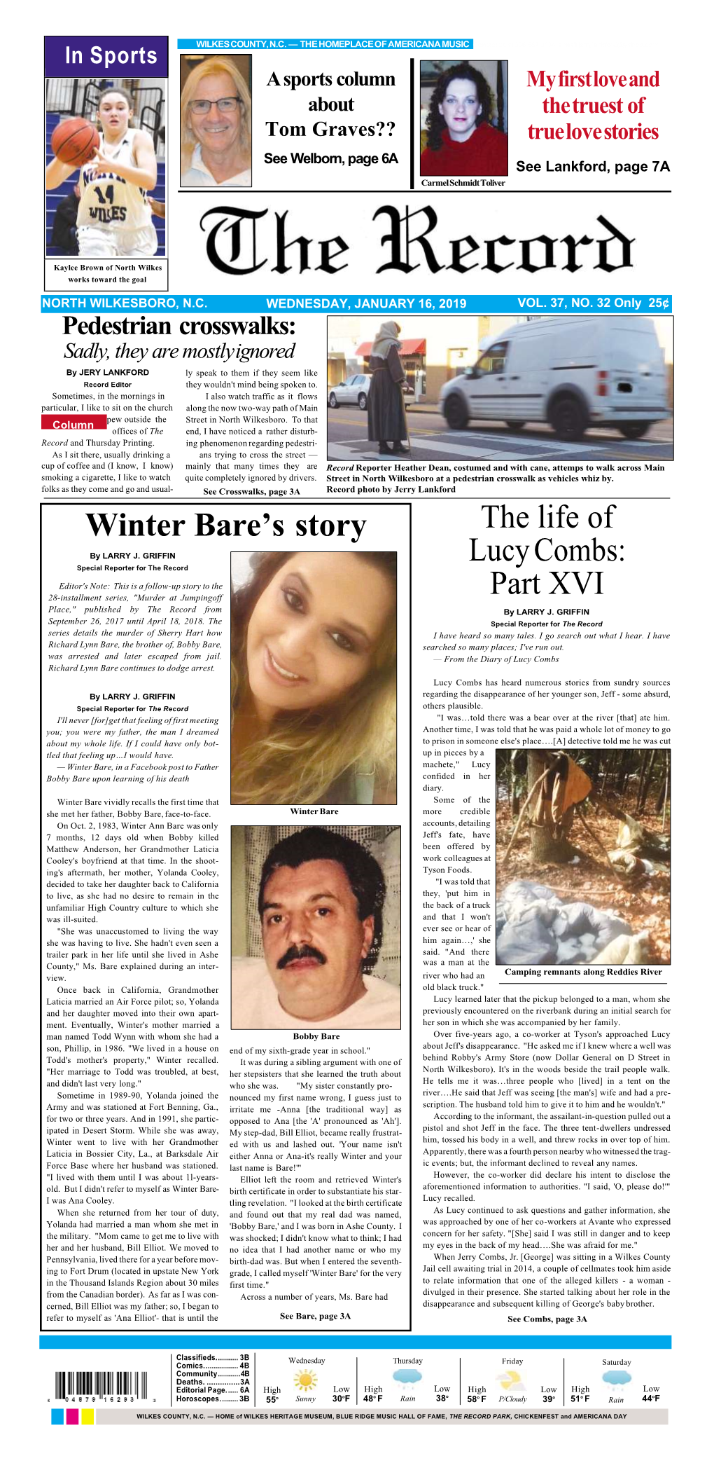 The Life of Lucy Combs: Part XVI Winter Bare's Story
