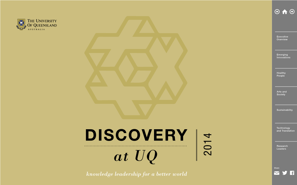 Discovery at Uq 2014