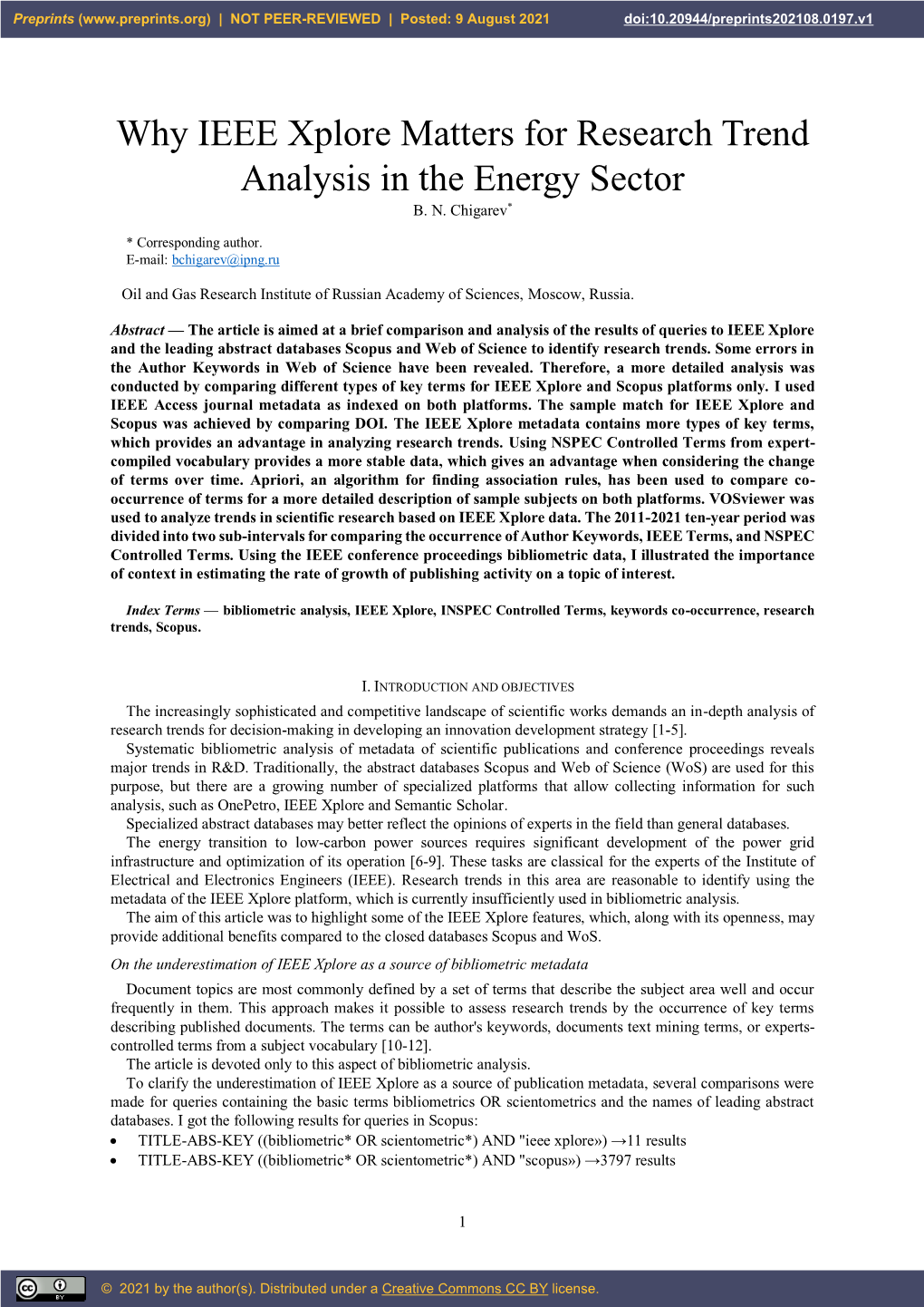 Why IEEE Xplore Matters for Research Trend Analysis in the Energy Sector B