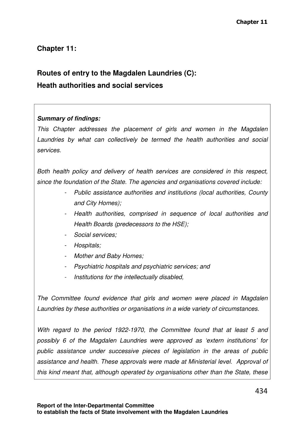 Chapter 11: Routes of Entry to the Magdalen Laundries