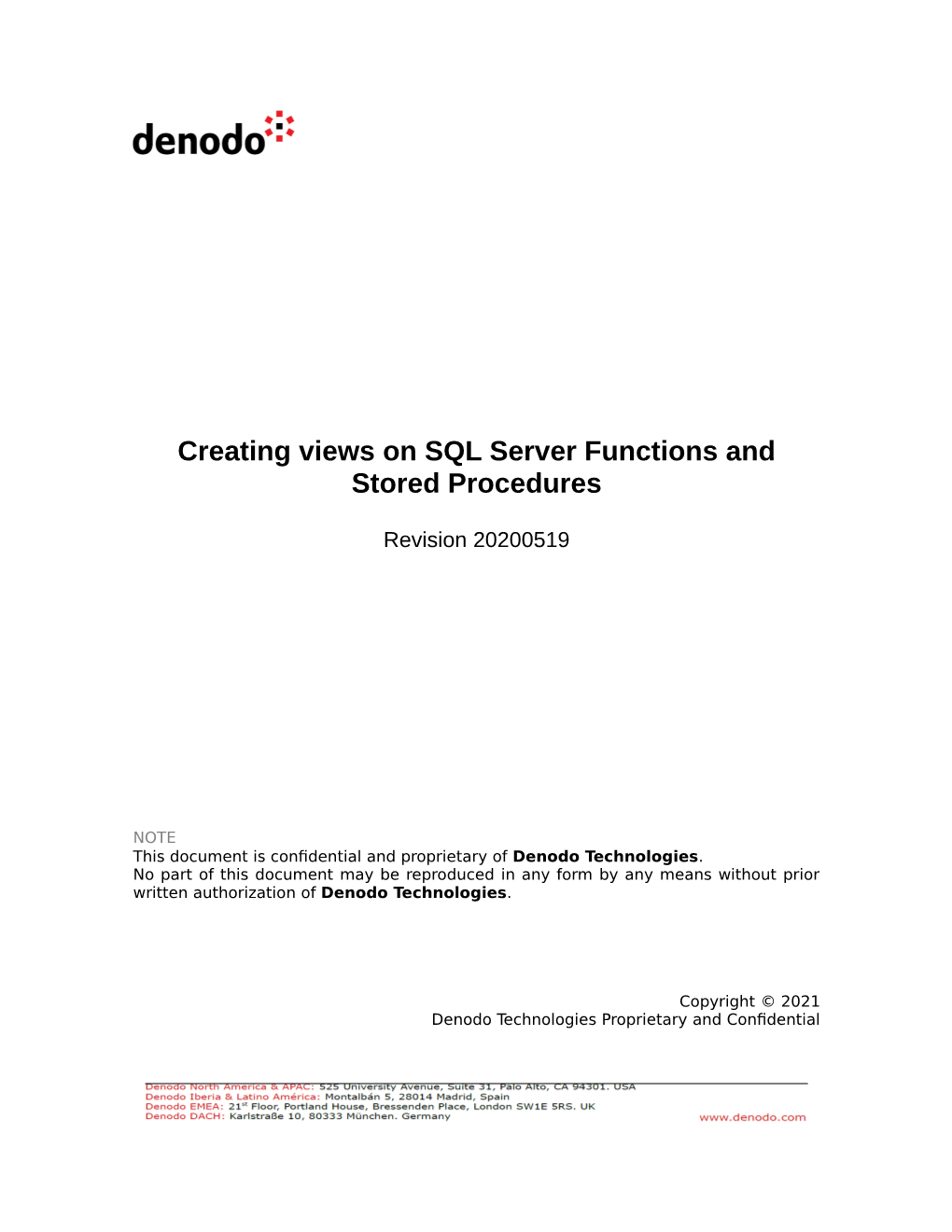 Creating Views on SQL Server Functions and Stored Procedures