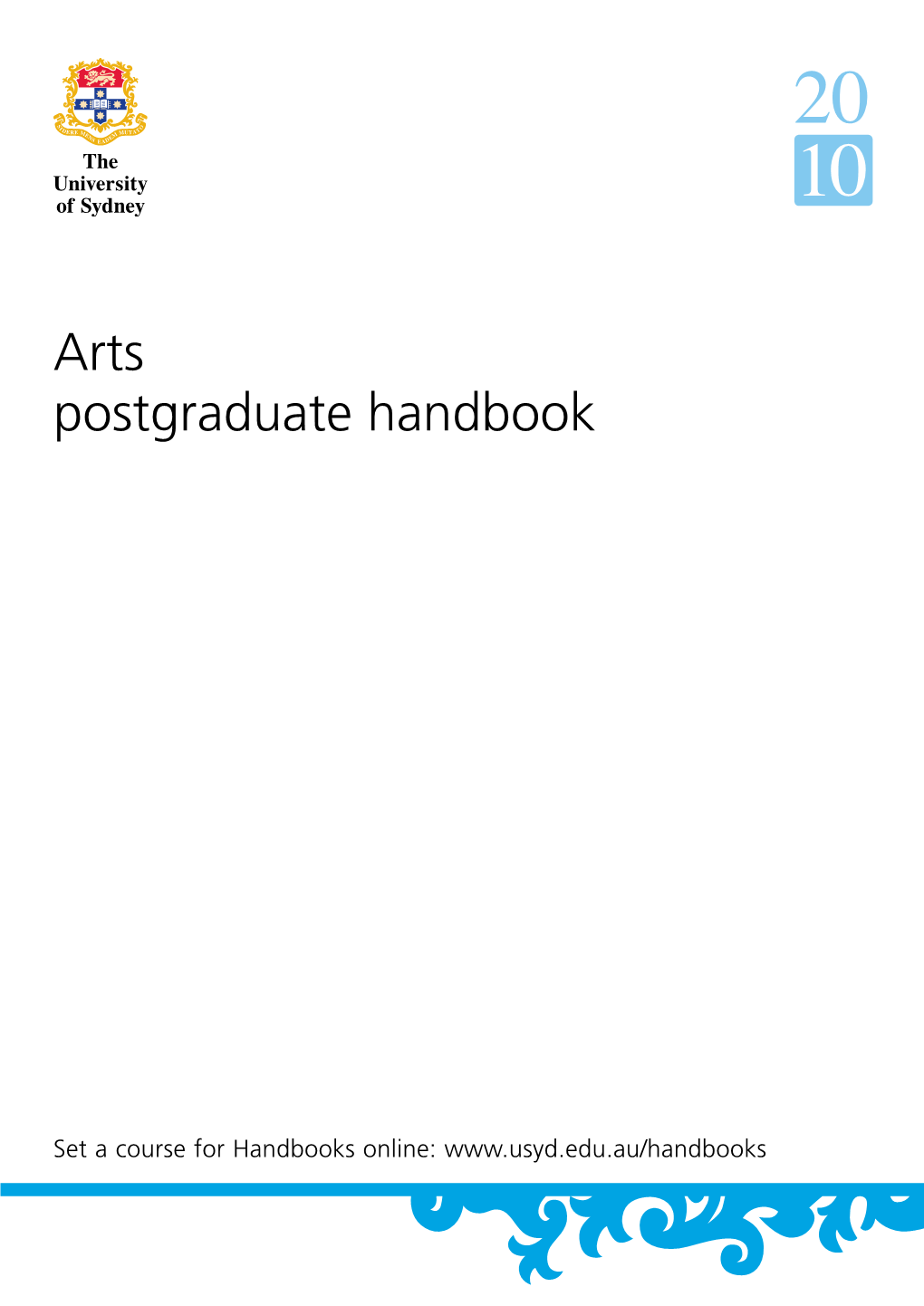 Arts Postgraduate Handbook