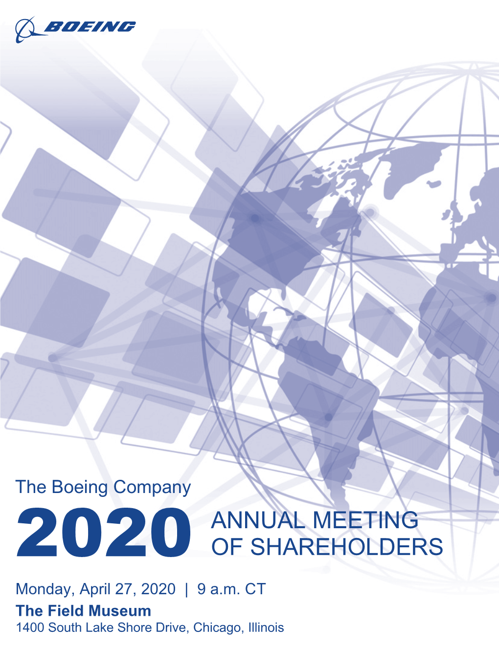 2020 Proxy Statement 1 the BOEING BOARD: LEARNING and TAKING ACTION