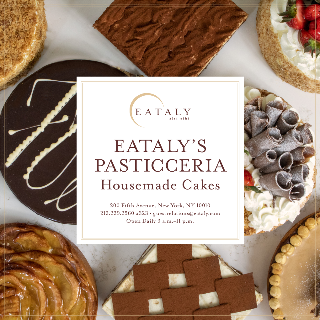 Eataly's Pasticceria