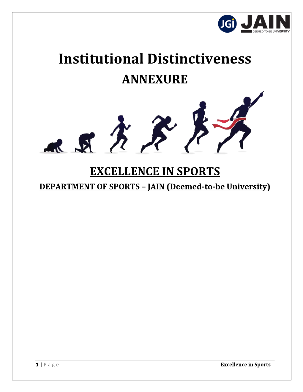 Institutional Distinctiveness ANNEXURE