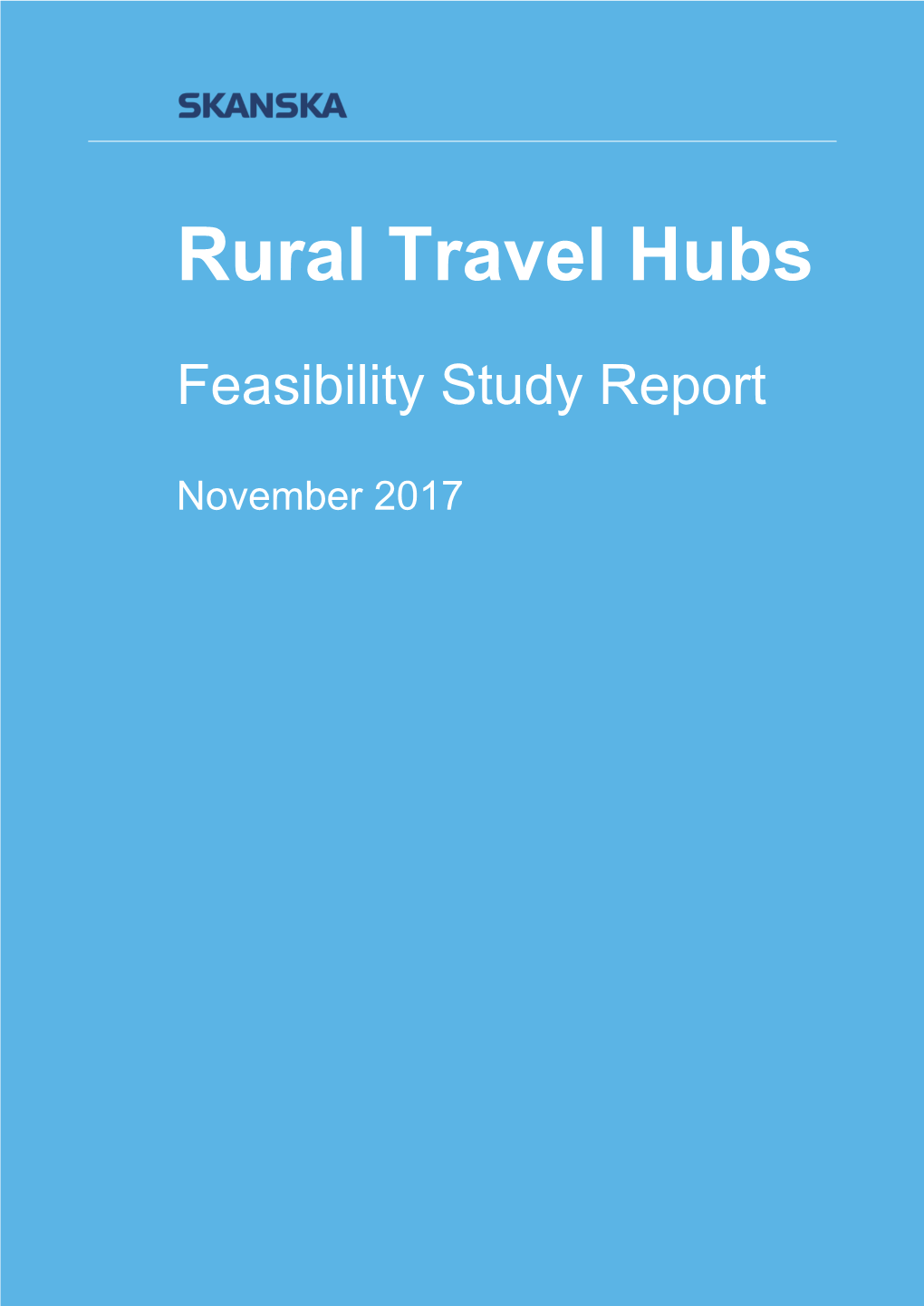 Item 10 Appendix 1 Rural Travel Hubs Feasibility Study