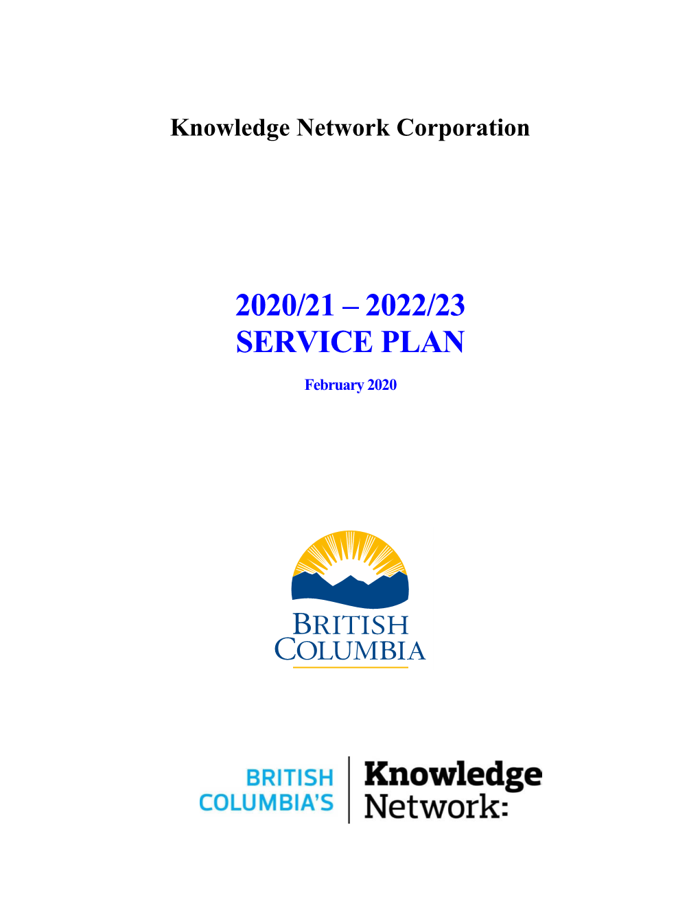Knowledge Network Corporation 2020/21