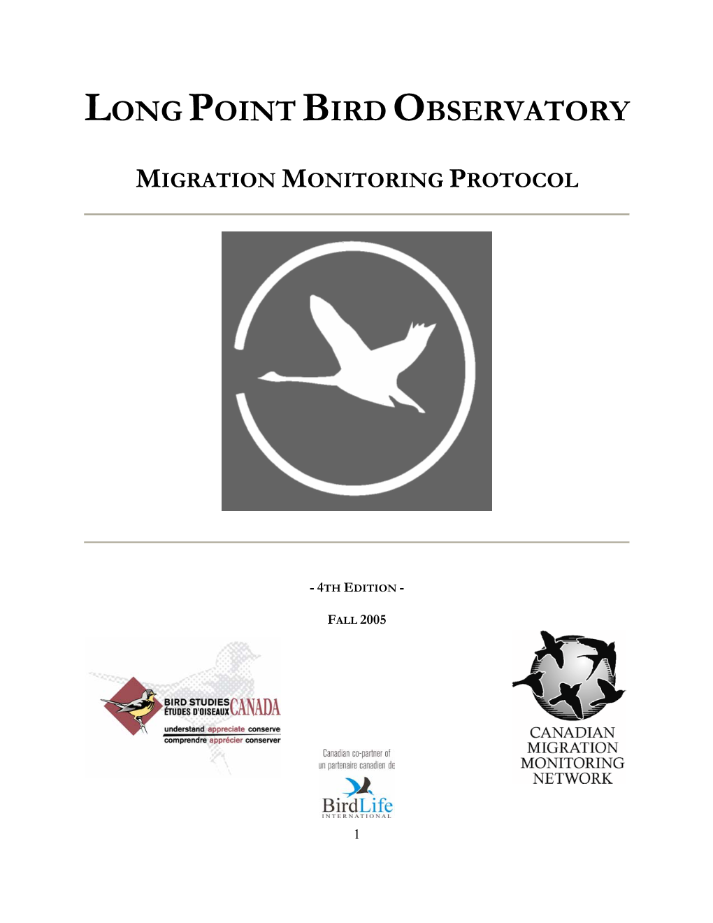 Long Point Bird Observatory Migration