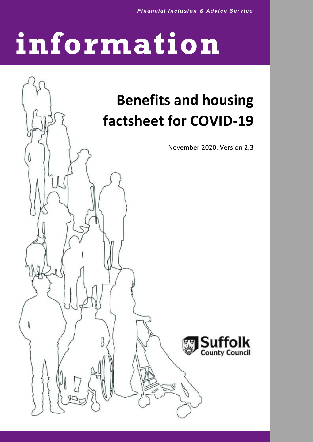 Benefits and Housing Factsheet for COVID-19