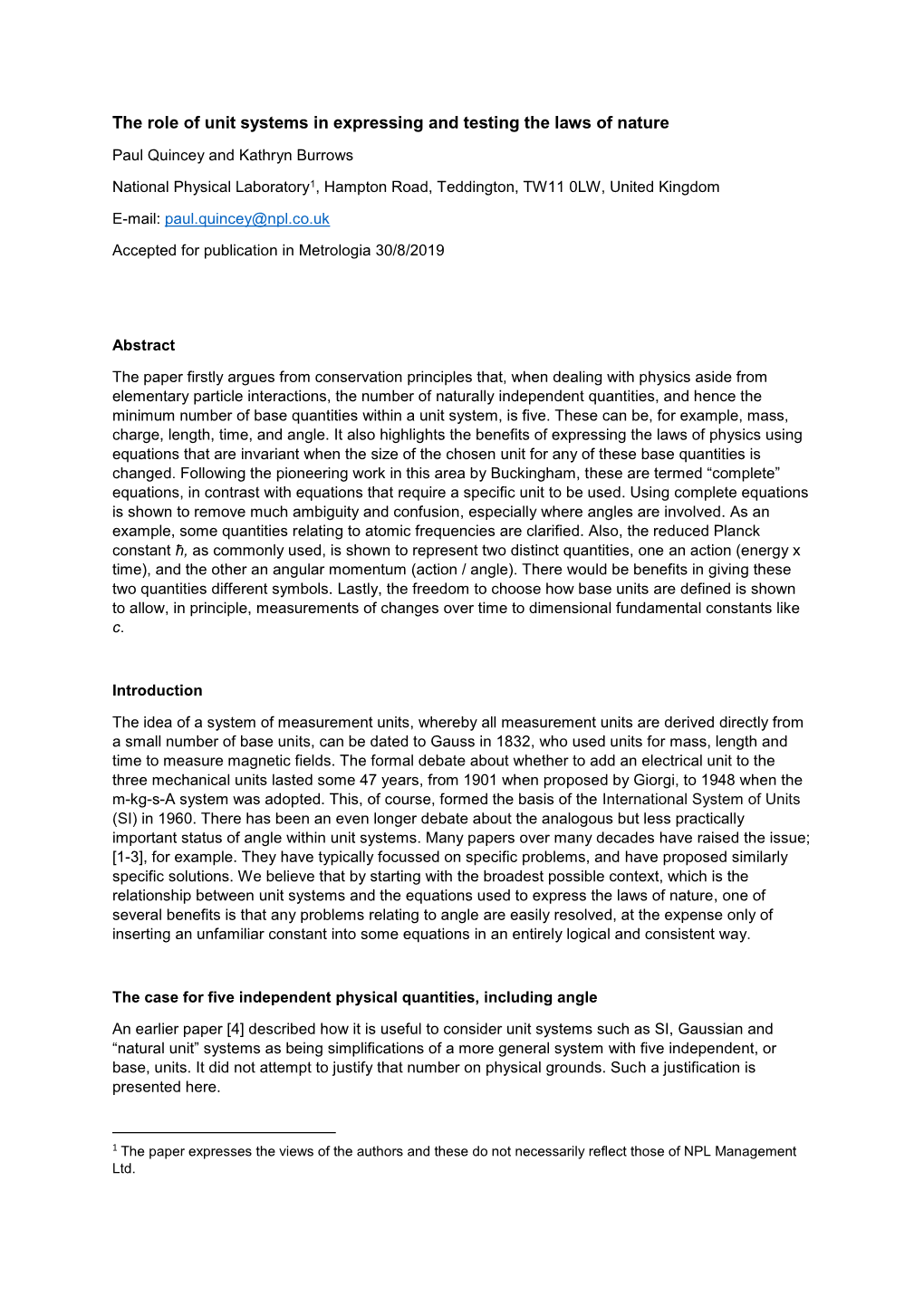 The Role of Unit Systems in Expressing and Testing the Laws of Nature