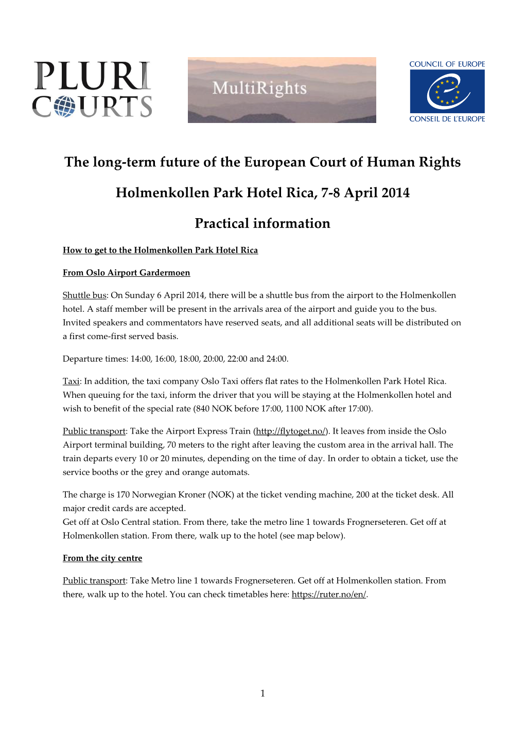 The Long-Term Future of the European Court of Human Rights