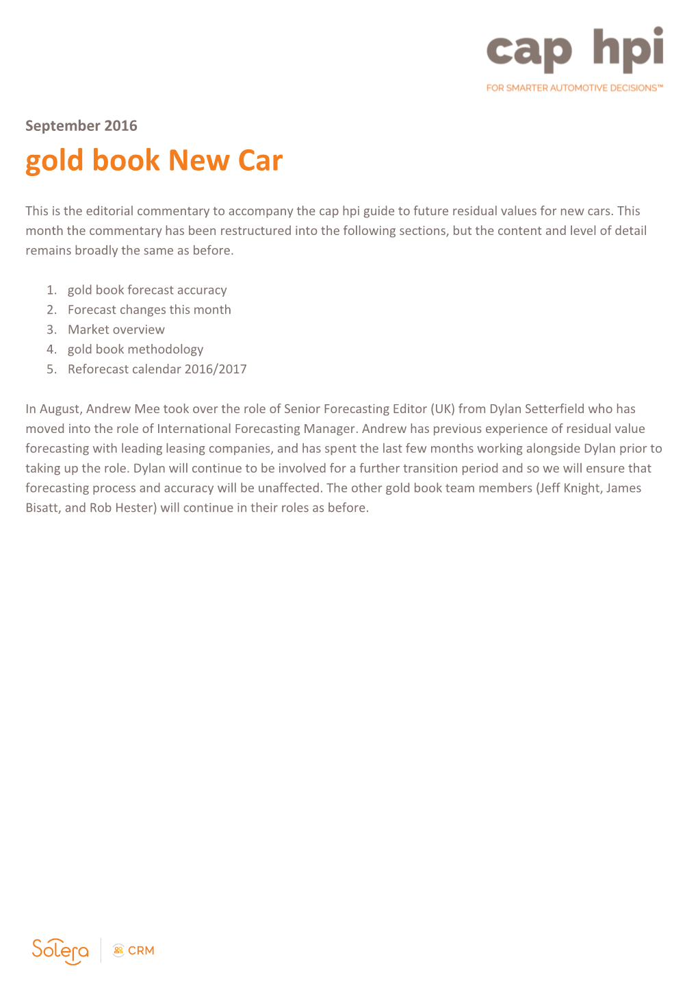 Gold Book New Car