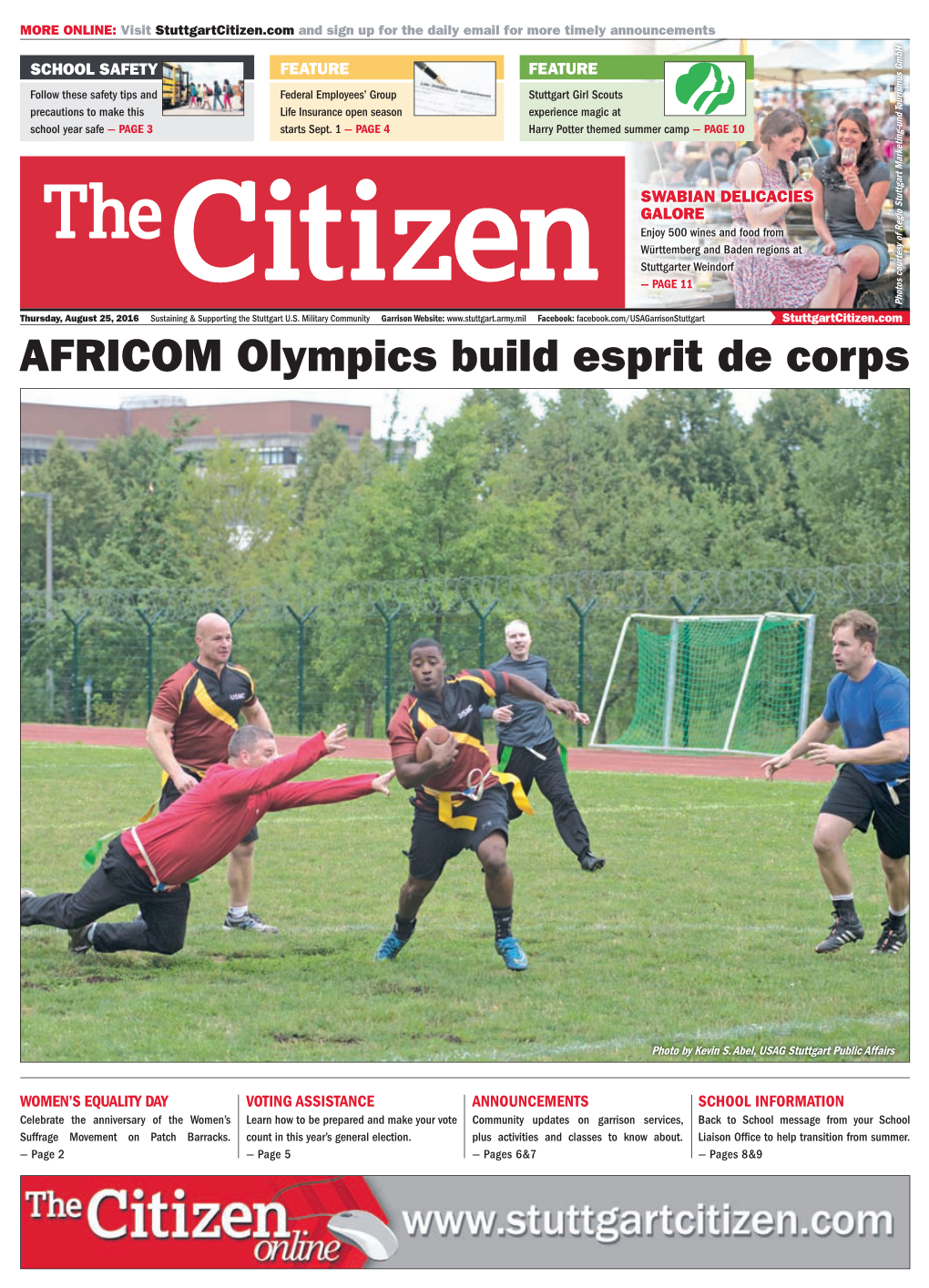 AFRICOM Olympics Build Esprit De Corps
