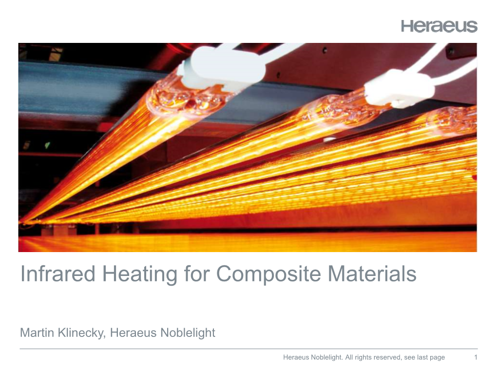 Infrared Heating for Composite Materials