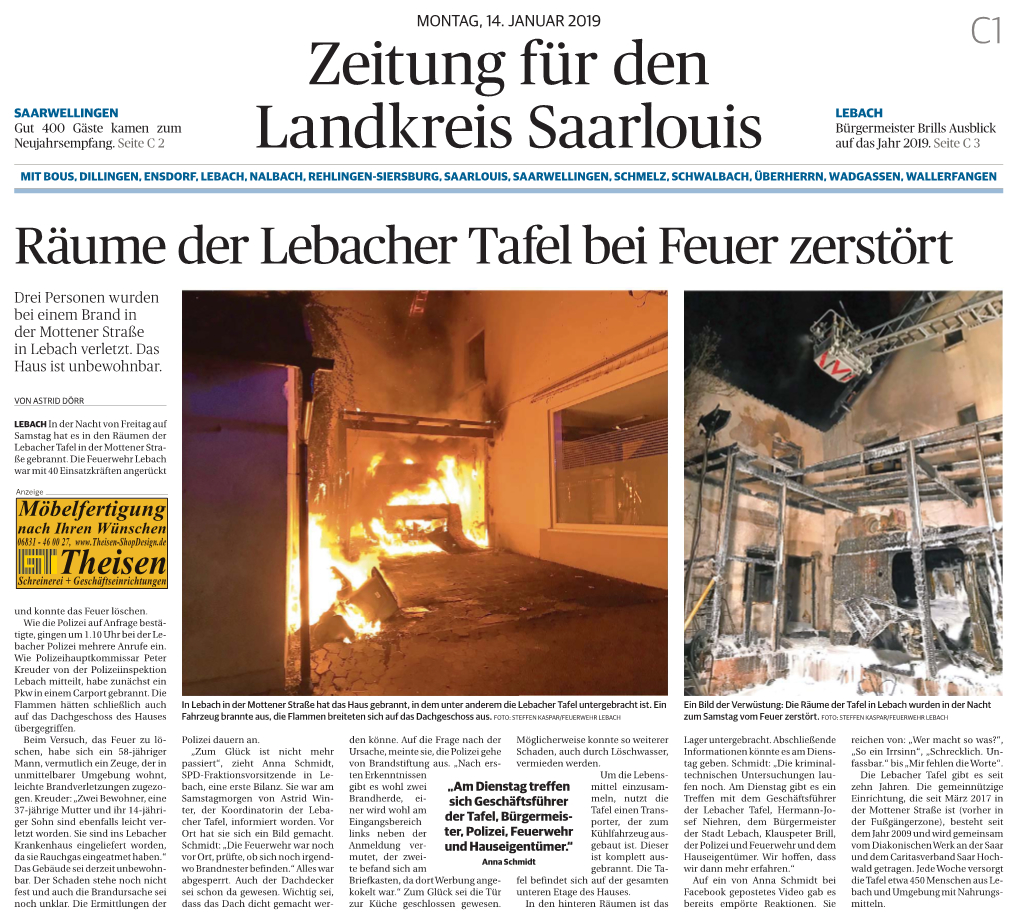 Zeitung Für Den Landkreis Saarlouis