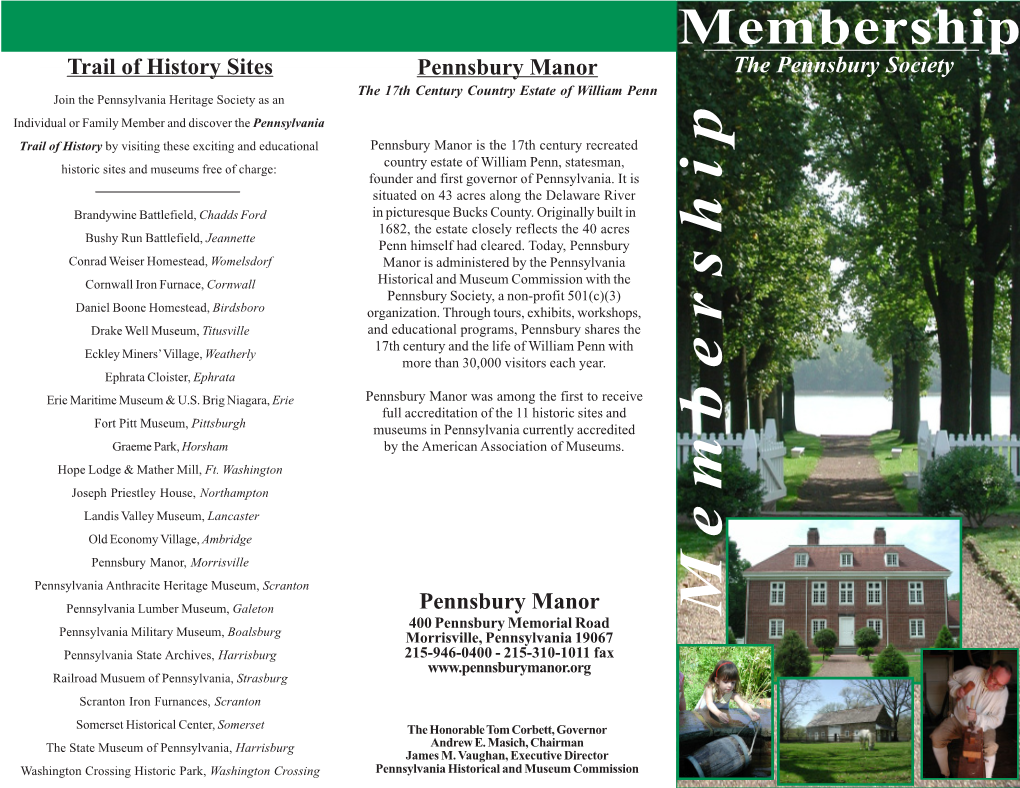 2008 Updated Membership Brochure