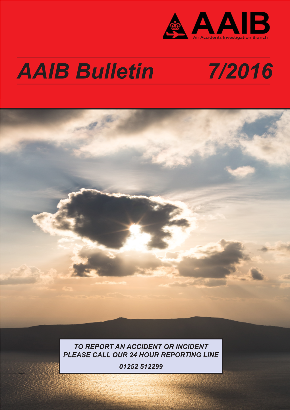 AAIB Bulletin 7/2016