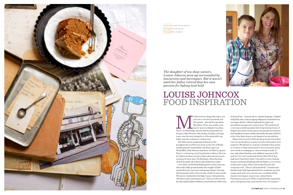 Louise Johncox Food Inspiration