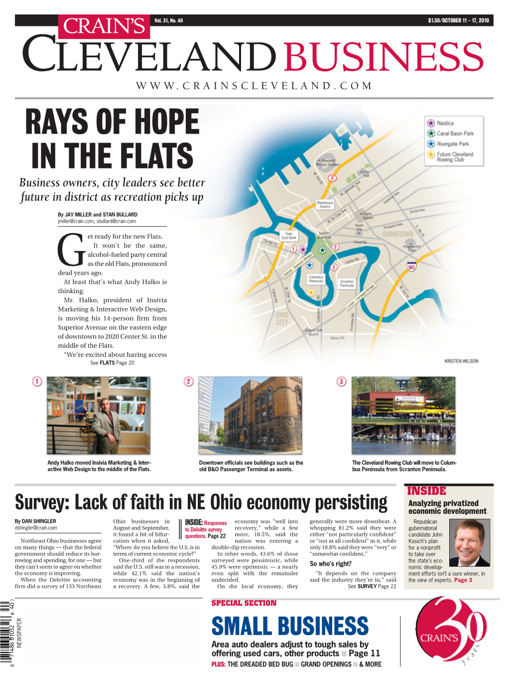 RAYS of HOPE in the FLATS Business Owners, City Leaders See Better Future in District As Recreation Picks Up