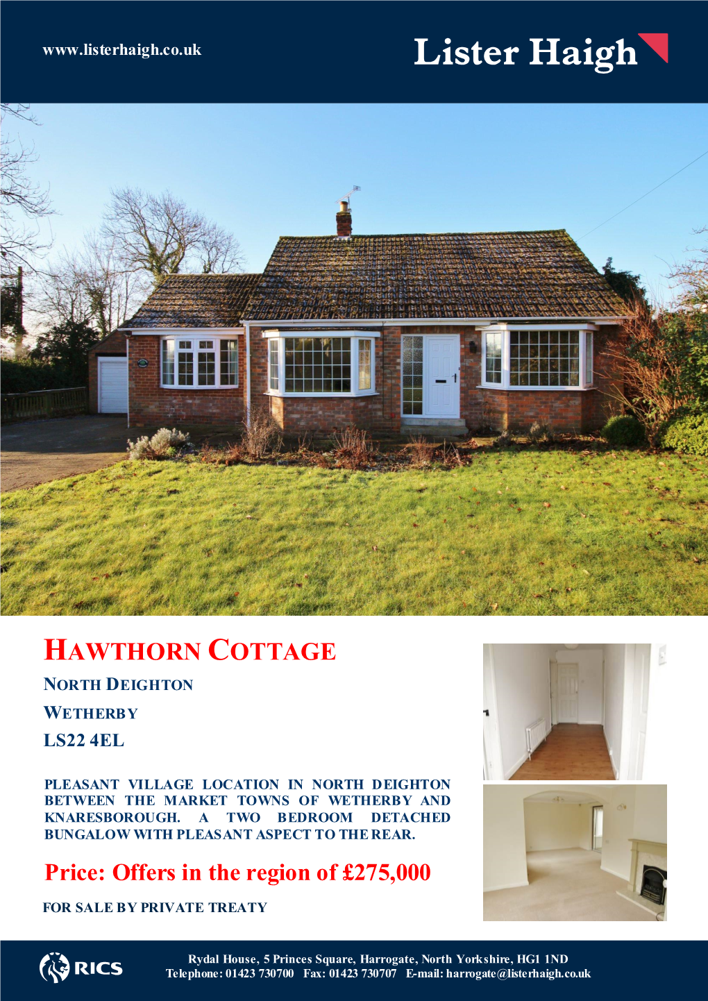 Hawthorn Cottage North Deighton Wetherby Ls22 4El