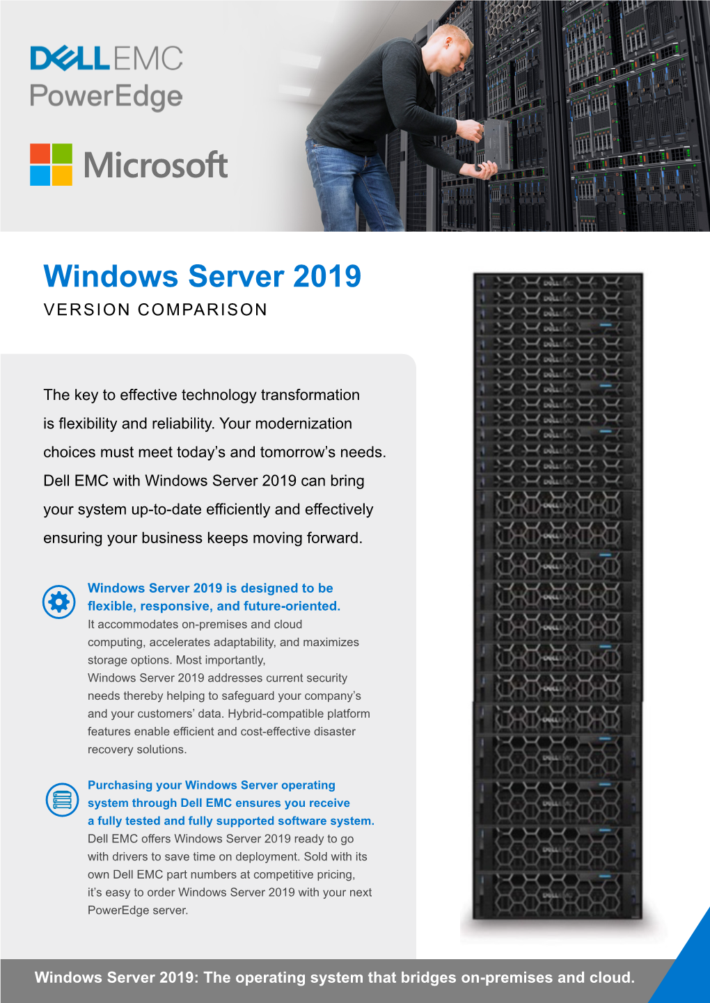 Windows Server 2019 VERSION COMPARISON