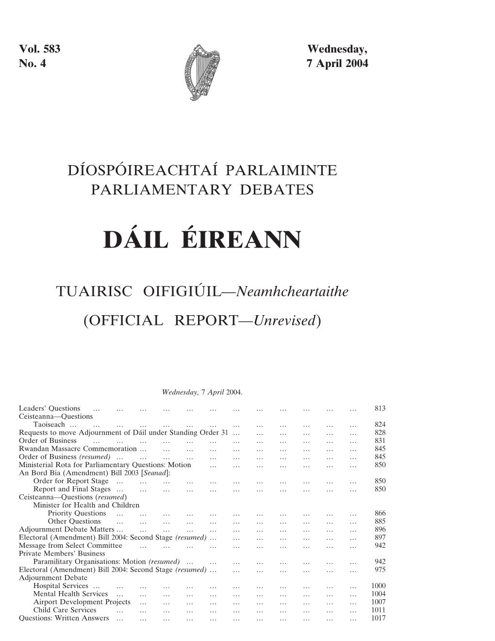 Da´Il E´Ireann