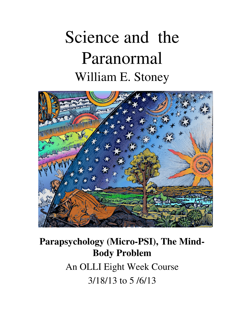 Science and the Paranormal William E