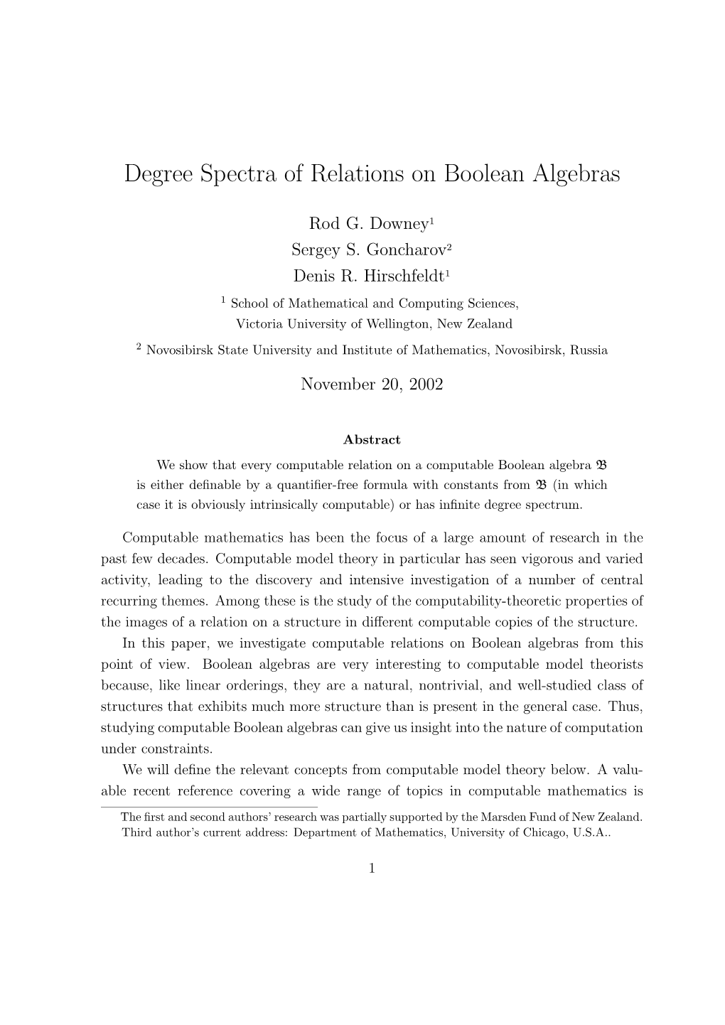 Degree Spectra of Relations on Boolean Algebras