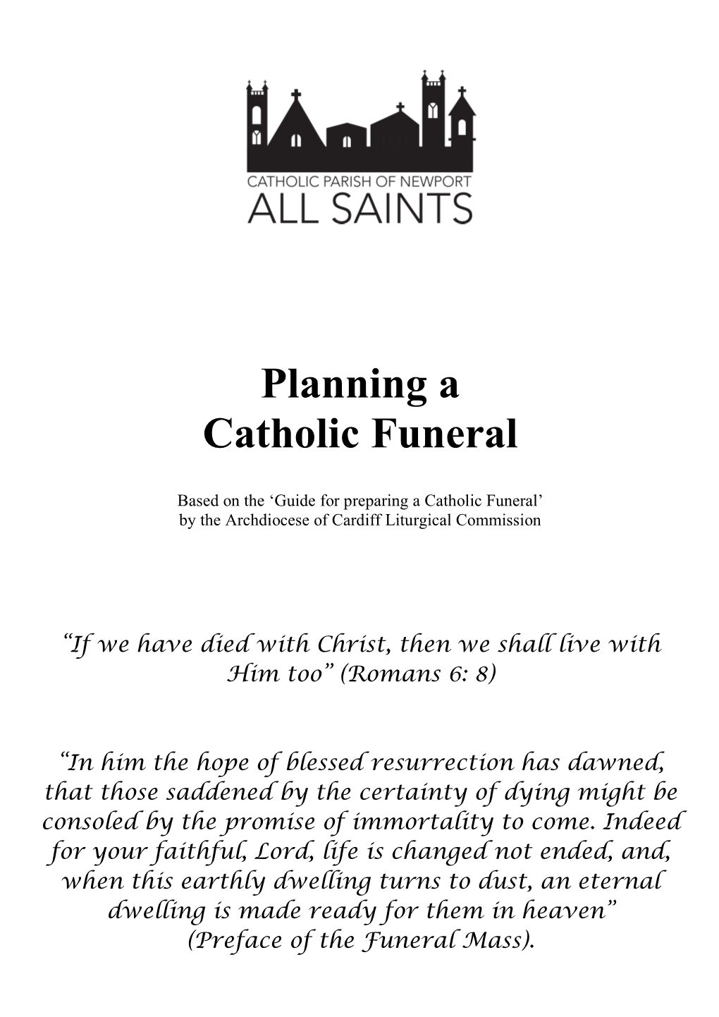 Planning a Catholic Funeral