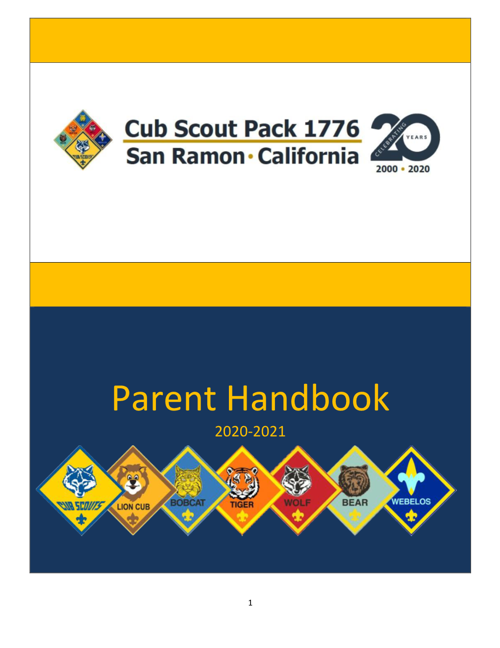 Parent Handbook 2020-2021