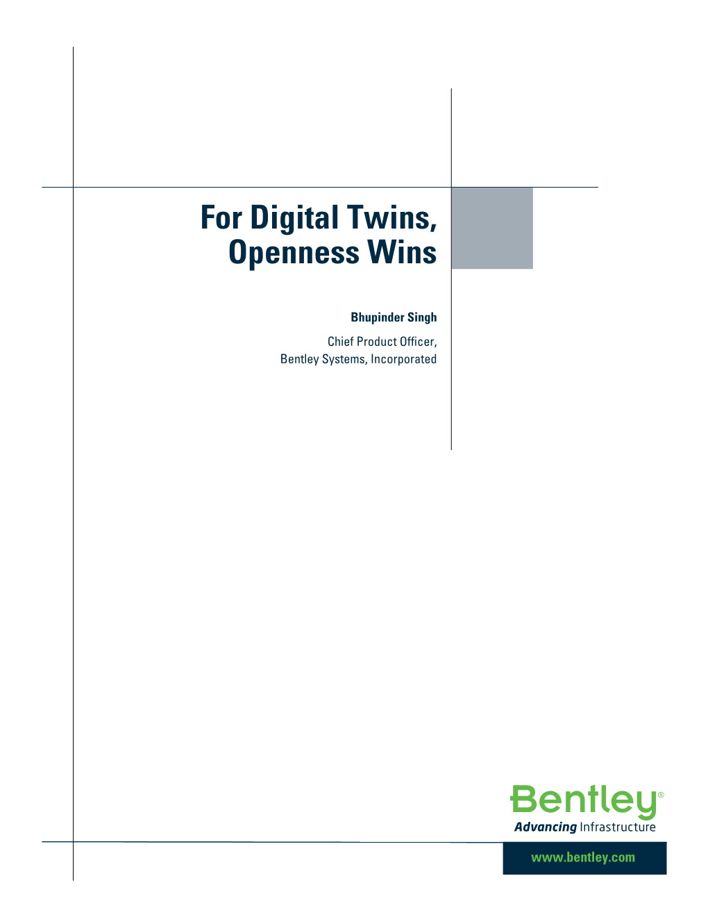 For Digital Twins, Openness Wins