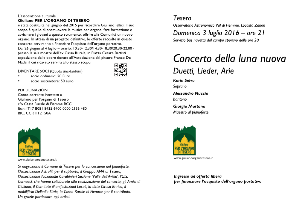 Concerto Della Luna Nuova