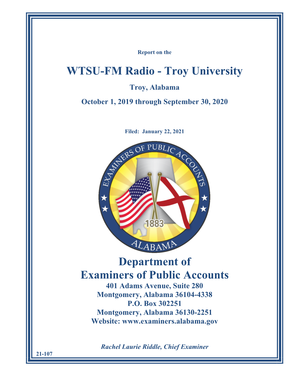 WTSU-FM Radio - Troy University