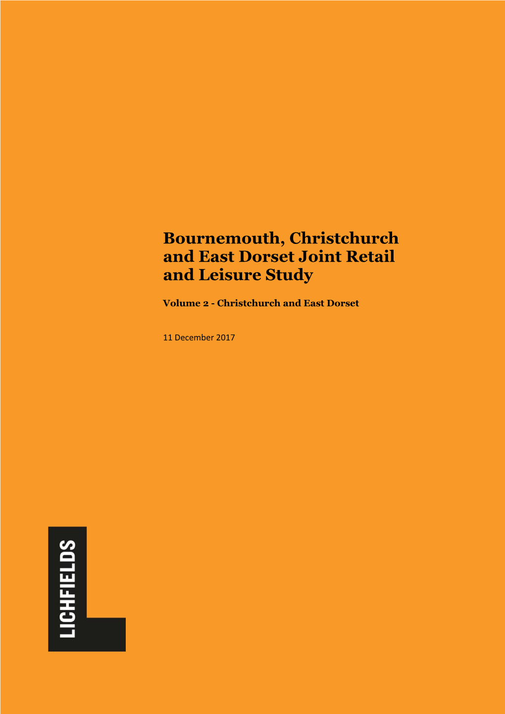 Volume 2 Bournemouth Christchurch and East Dorset Joint Retail And