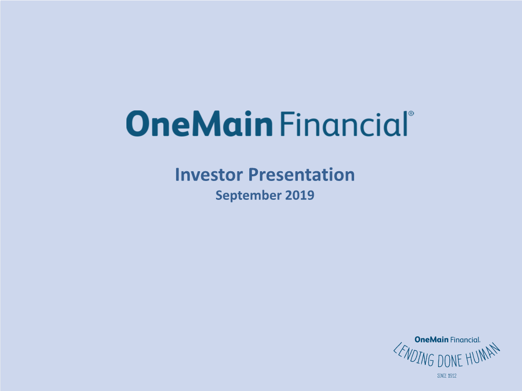 Onemain ABS East Conference Presentation