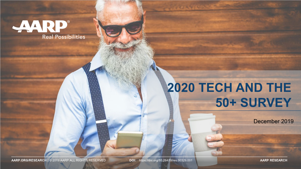2020 Tech and the 50+ Survey