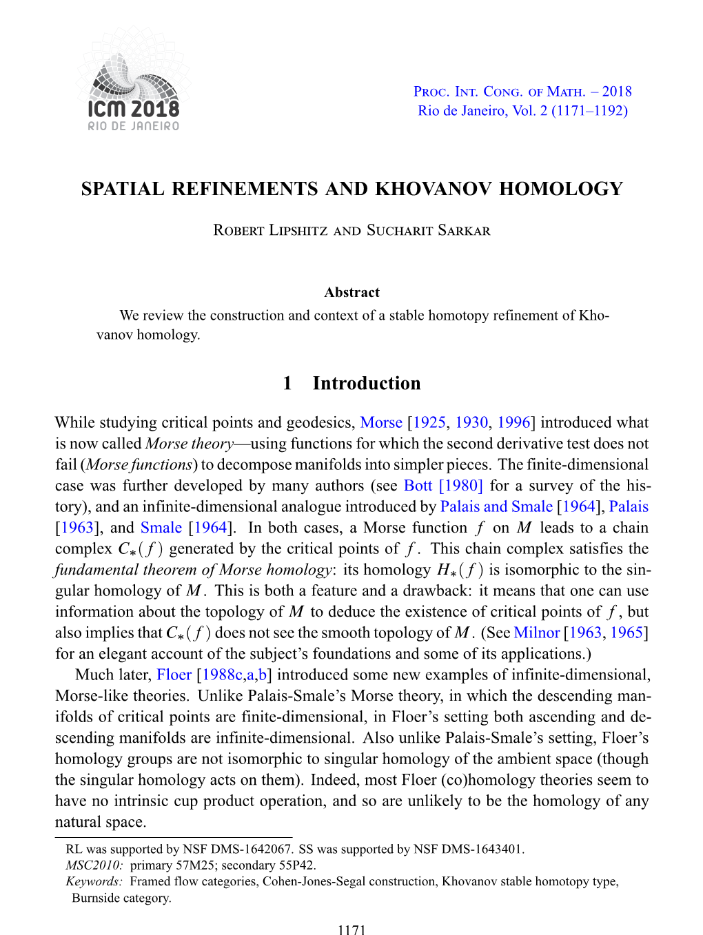 Spatial Refinements and Khovanov Homology