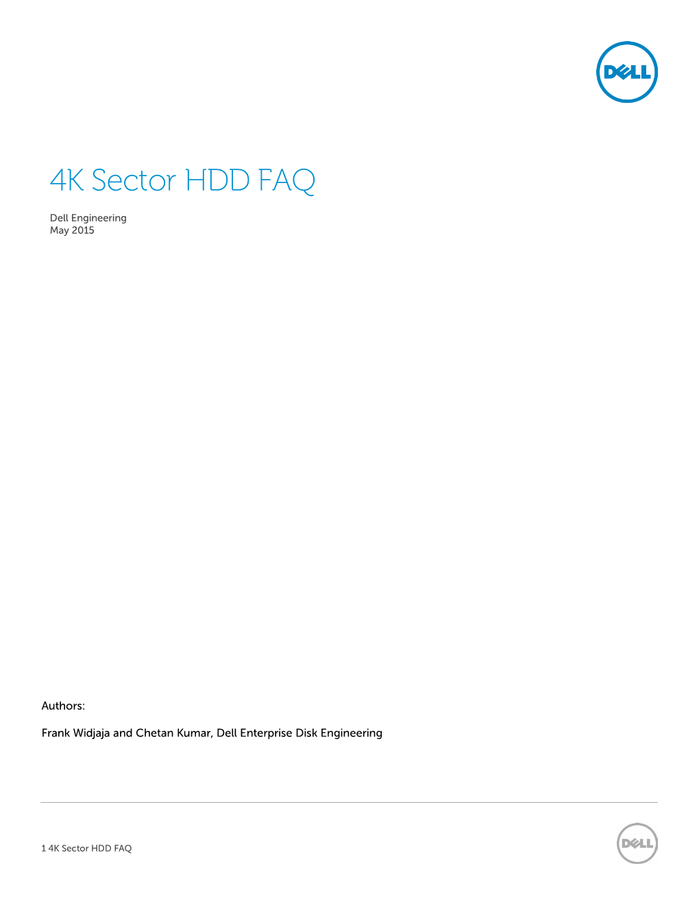 4K Sector HDD FAQ