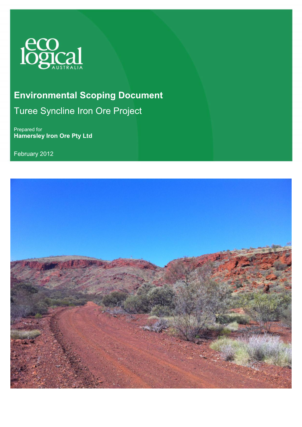 Environmental Scoping Document Turee Syncline Iron Ore Project