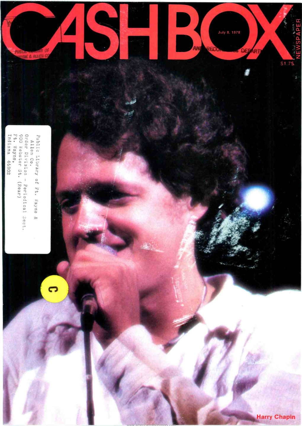 Harry Chapin KENNY NOLAN, LAST YEAR' NO.1 NEW POP SINGLES ARTIST HAS a NEW ALBUM FULL of POP,, SINGLES to SHARE